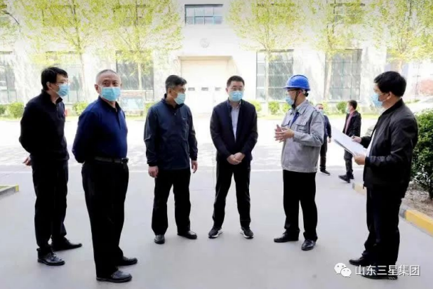 鄒平市委常委、宣傳部長，副市長商獻(xiàn)文來山東三星集團(tuán)調(diào)研